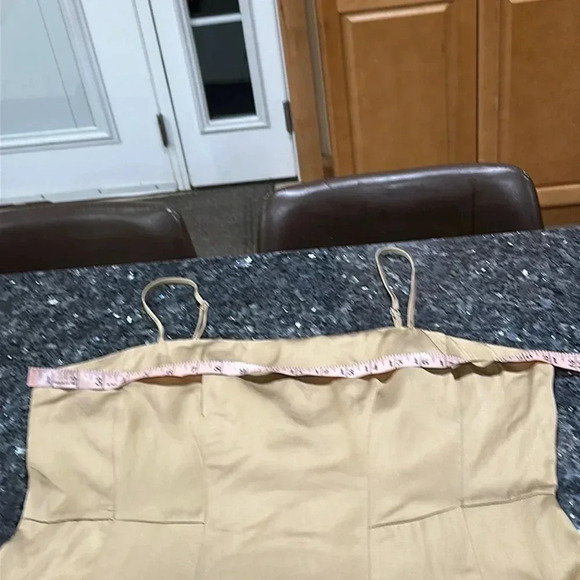 Banana Republic factory SLUB SATIN PLEATED MIDI DRESS - Picture 5 of 8